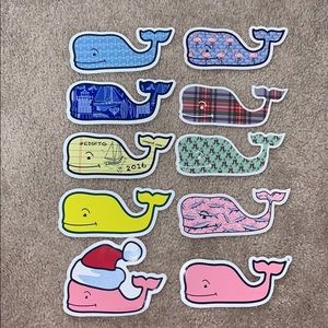 Vineyard Vines Whale Stickers Pack